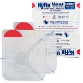Hyfin Vent Compact Chest Seal Twin Pack, 10-0042, North American Rescue