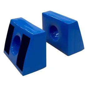 Kemp USA Pediatric Head Immobilizer Blocks (Pair), Royal Blue