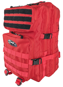 Kemp USA 3-Day Assault Molle Backpack, Large Rucksack Style, Red 10-131-RED