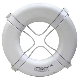 Kemp USA Ring Buoy, USGC Approved White 10-205