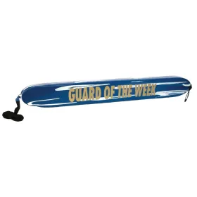 Kemp USA 50" Rescue Tube with GUARD OF THE WEEK Logo, Royal Blue with White Splash 10-212