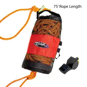 Kemp USA Throw Bag with 3/8" Yellow Rope and Bengal Safety Whistle 10-228-75