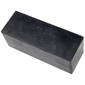 Kemp USA Black 10 LB Rubber Diving Brick 10-299