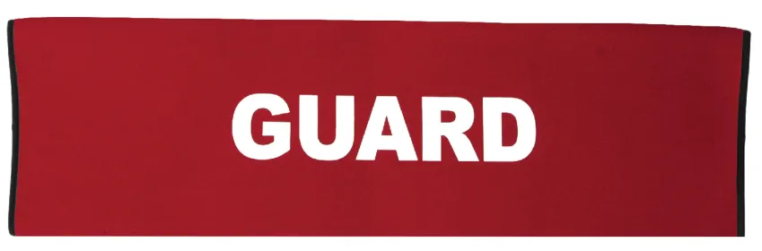 Kemp USA Rescue Tube Cover with GUARD logo, Red 10-401-RED