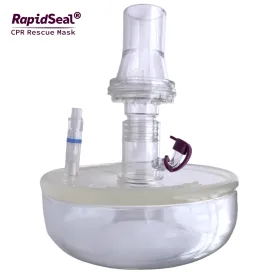 RapidSeal™ Resuscitation CPR Mask with O2 Port 10-527