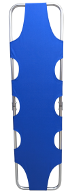 Kemp USA Flat Folding Lightweight Stretcher, Blue Oxford Weave Fabric 10-977