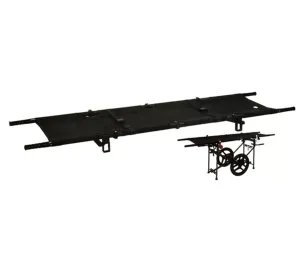 Deluxe Bi-Fold Litter Stretcher, Black 10-991-BLK-DLX