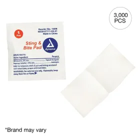 Insect Bite Pads (bulk packaging of 3000 pcs) 11-003-3000