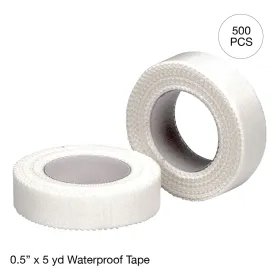 Waterproof First Aid Tape (0.5" x 2.5 yd) (bulk packaging of 500 pcs) 11-012-500