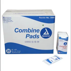 Kemp USA Combine ABD Pads, Sterile 11-045-5x9-400