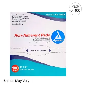 Non-Adherent Pad, Sterile, 2" x 3" (12 boxes of 100 pcs) 11-051