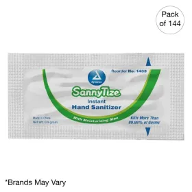 Instant Hand Sanitizer, 0.9 Gram Packets (12 boxes of 144 pcs) 11-052-1728