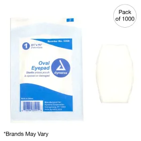 Oval Eye Pad (bulk packaging of 1000 pcs) 11-153-1000