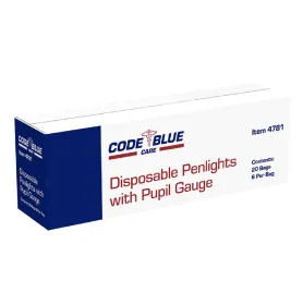 Kemp USA LED Medical Penlight, Eye Pupil Gauge, Disposable 11-159-DISP-120