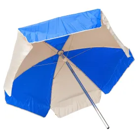 Kemp USA 6' Vinyl Fabric Umbrella12-002-ROY/WHI