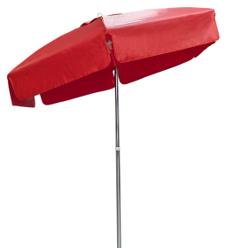 Kemp USA 6' Viny Umbrella Solid Color 12-010-RED