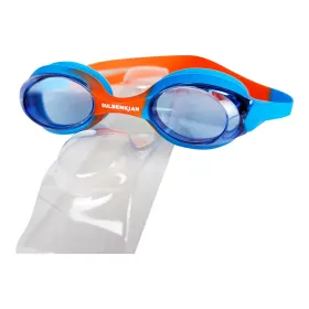 Kemp USA Swim Goggles, Child, Orange & Royal Blue 18-201-ORG-ROY