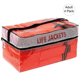 Kemp USA USGC Type II PFD Life Jacket, Orange 20-001-CHILD