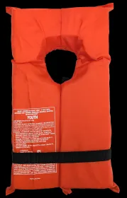 Kemp USA USGC Type II PFD Life Jacket, Orange 20-001-YOUTH