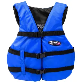 Kemp USA USGC Type III PFD Life Jackets,20-002-ADULT-BLU