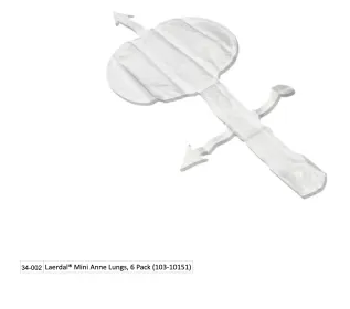 Laerdal® Mini Anne Lungs, 6 Pack (103-10151)