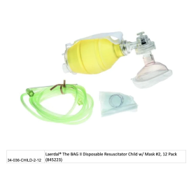 Laerdal® The BAG II Disposable Resuscitator Child w/ Mask #2, Single (845223)