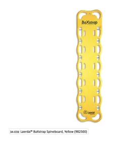 Laerdal® BaXstrap Spineboard, Yellow (982500)