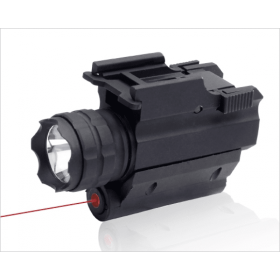 Bulb: 1XCREE R5 LED Gun light & laser combo
