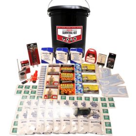3 Person Necessity Survival Kit, Bucket and Lid