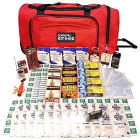 4 Person Necessity Survival Kit, Rolling Bag