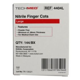 Latex Free Finger Cots - Large, Bag of 144