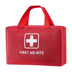 First Aid Kit, 500 Pieces, 600D Nylon Large Survival First Aid Bag, Emergency Medical Supplies, for Home, Car, Office, Travel, Camping, Truck, Hi